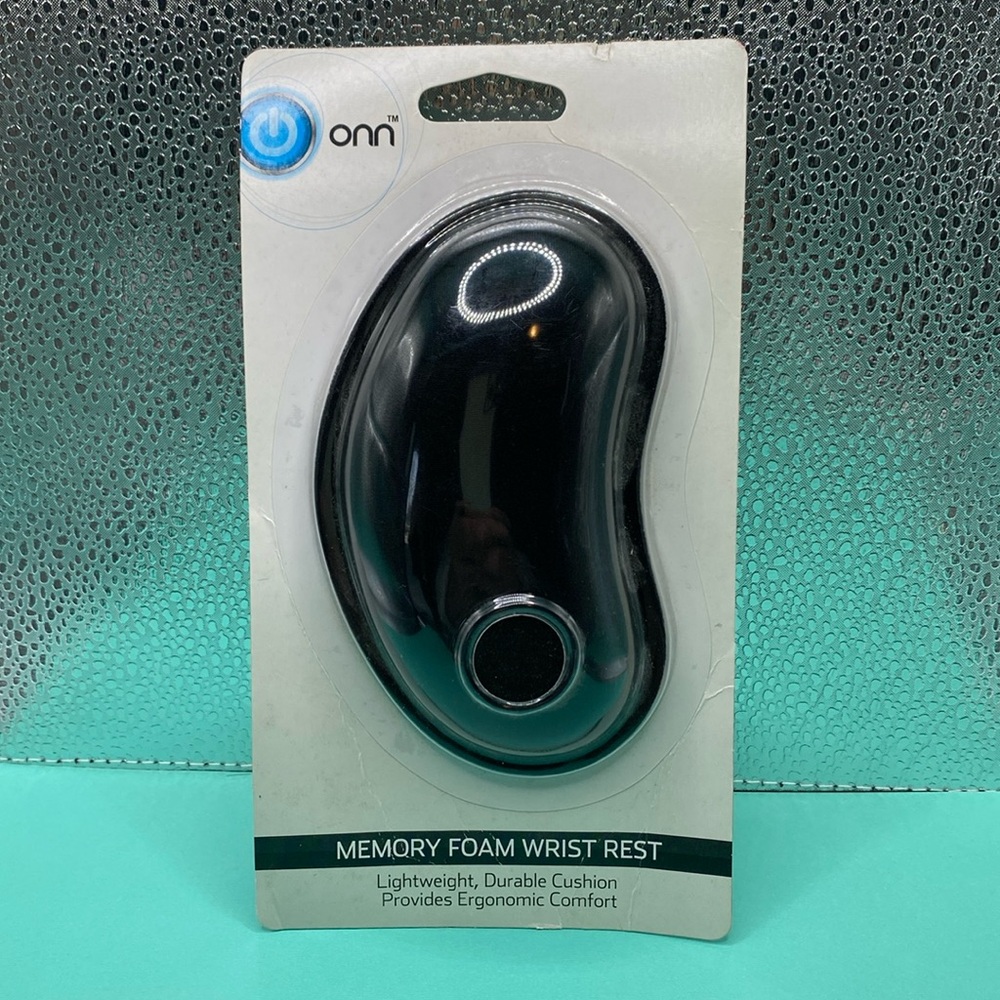 onn New In Box Memory Foam Wrist Rest Provides Ergonomic Comfort